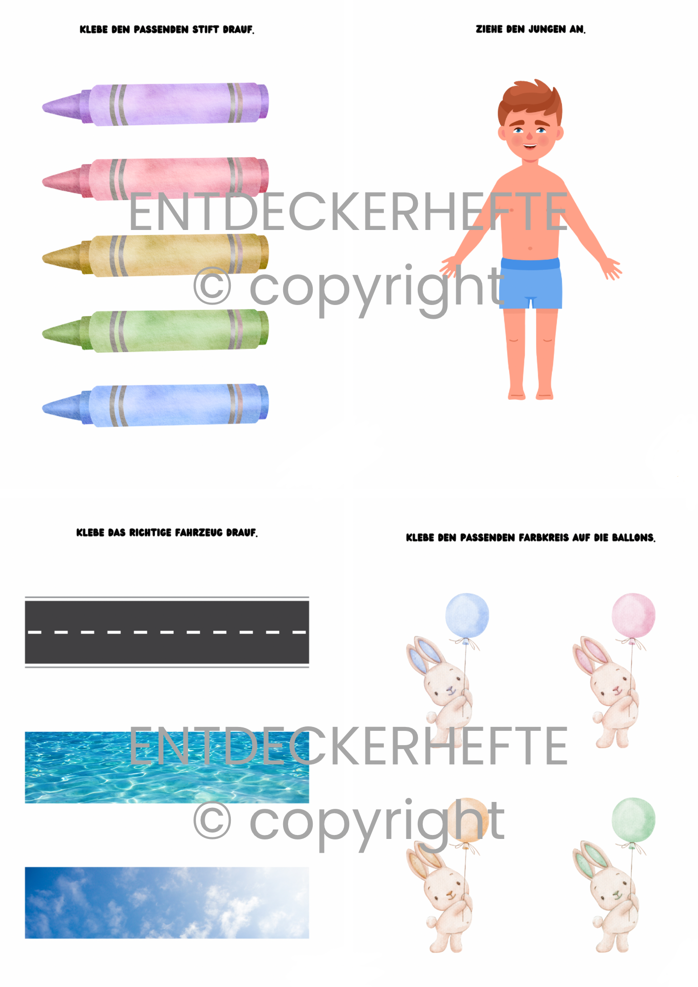 Entdeckerheft - Busy Book