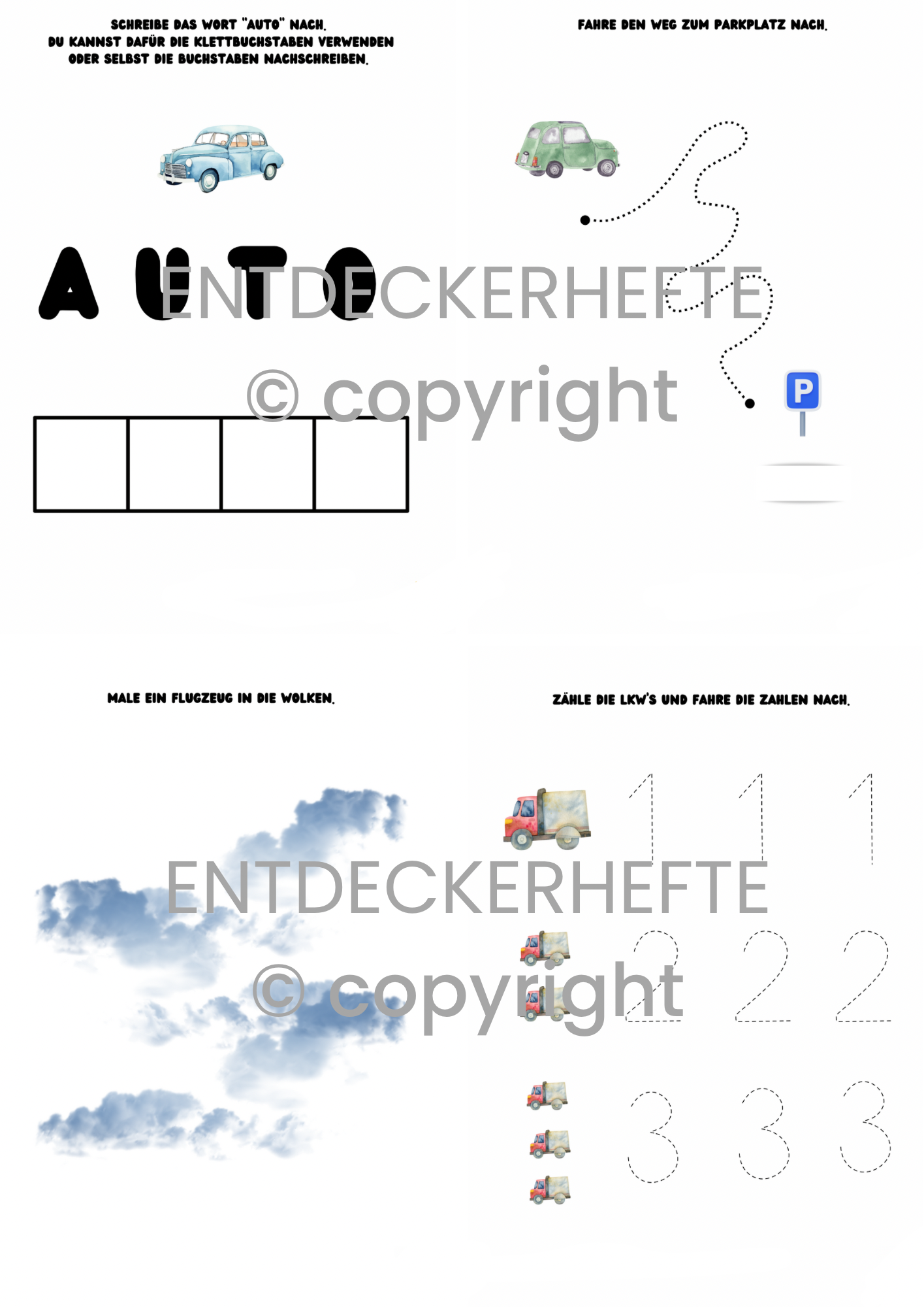 Entdeckerheft - Fahrzeuge